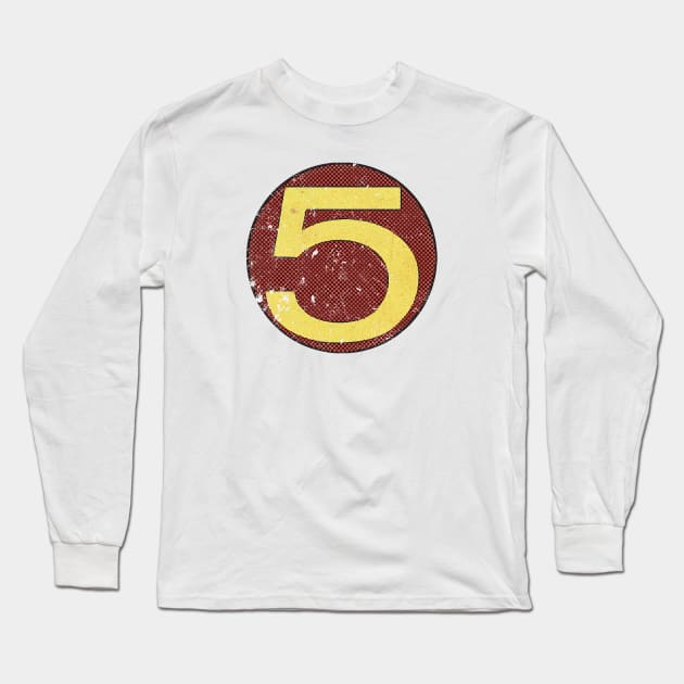 Mach 5 Comic Long Sleeve T-Shirt by Dotty42